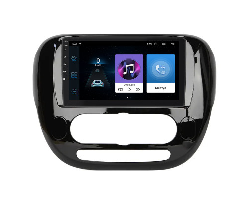 Штатная магнитола Lesko для Kia Soul II Рестайлинг 2016-2019 экран 9" 1/16Gb Wi-Fi GPS Base