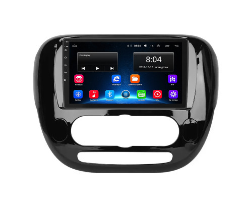 Штатная магнитола Lesko для Kia Soul II Рестайлинг 2016-2019 экран 9" 2/32Gb Wi-Fi GPS Base