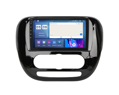 Штатная магнитола Lesko для Kia Soul II Рестайлинг 2016-2019 экран 9" 2/32Gb CarPlay 4G Wi-Fi GPS Prime