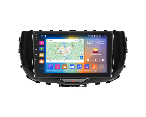 Штатная магнитола Lesko для Kia Soul III 2019-н.в. экран 9" 2/32Gb CarPlay 4G Wi-Fi GPS Prime