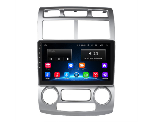 Штатная магнитола Lesko для Kia Sportage II 2004-2008 экран 9" 2/32Gb Wi-Fi GPS Base