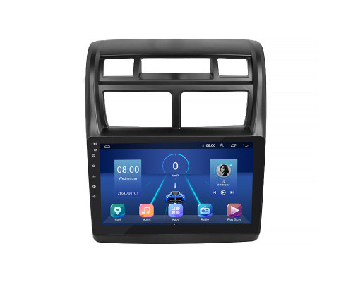 Штатная магнитола Lesko для Kia Sportage II Рестайлинг 2008-2010 экран 9" 2/32Gb 4G Wi-Fi GPS Top