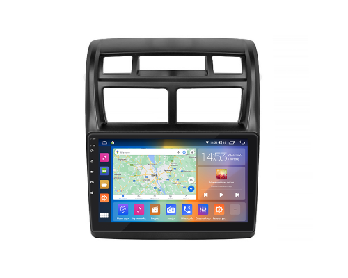 Штатная магнитола Lesko для Kia Sportage II Рестайлинг 2008-2010 экран 9" 2/32Gb CarPlay 4G Wi-Fi GPS Prime