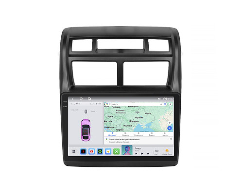 Штатная магнитола Lesko для Kia Sportage II Рестайлинг 2008-2010 экран 9" 4/64 QLED CarPlay 4G Wi-Fi GPS 360 Prime