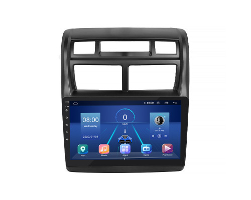 Штатная магнитола Lesko для Kia Sportage II Рестайлинг 2008-2010 экран 9" 6/128Gb 4G Wi-Fi GPS Top