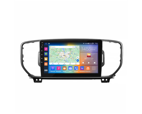 Штатная магнитола Lesko для Kia Sportage IV 2016-2018 экран 9" 4/64Gb CarPlay 4G Wi-Fi GPS Prime