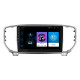 Штатная магнитола Lesko для Kia Sportage IV Рестайлинг 2018-н.в. экран 9" 1/16Gb Wi-Fi GPS Base