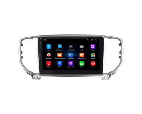 Штатная магнитола Lesko для Kia Sportage IV Рестайлинг 2018-н.в. экран 9" 1/16Gb Wi-Fi GPS Base