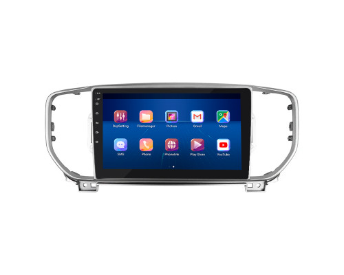 Штатная магнитола Lesko для Kia Sportage IV Рестайлинг 2018-н.в. экран 9" 2/32Gb 4G Wi-Fi GPS Top