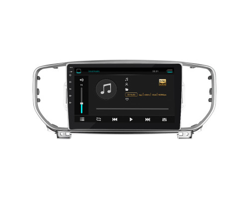Штатная магнитола Lesko для Kia Sportage IV Рестайлинг 2018-н.в. экран 9" 2/32Gb 4G Wi-Fi GPS Top