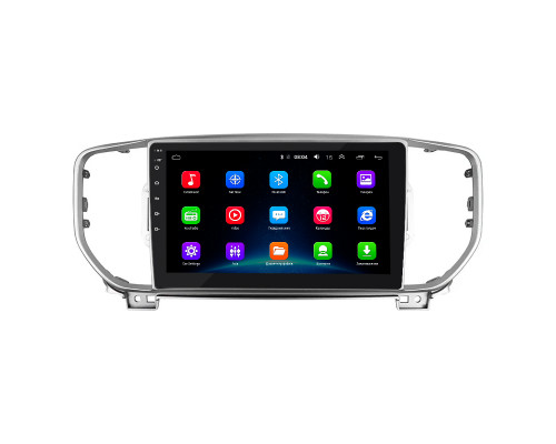 Штатная магнитола Lesko для Kia Sportage IV Рестайлинг 2018-н.в. экран 9" 2/32Gb Wi-Fi GPS Base