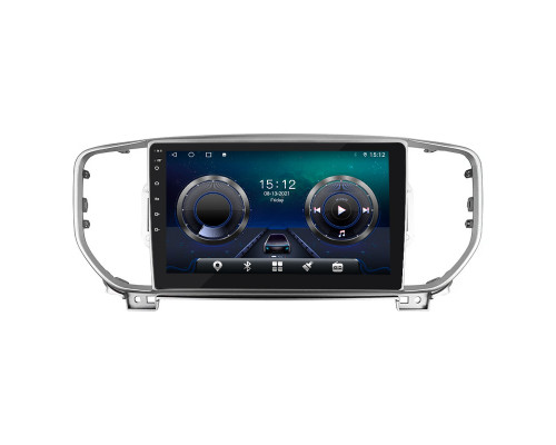 Штатная магнитола Lesko для Kia Sportage IV Рестайлинг 2018-н.в. экран 9" 4/64Gb 4G Wi-Fi GPS Top