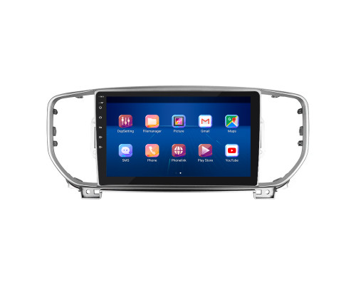 Штатная магнитола Lesko для Kia Sportage IV Рестайлинг 2018-н.в. экран 9" 6/128Gb 4G Wi-Fi GPS Top