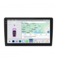 Штатная магнитола Lesko для LADA (ВАЗ) Granta I 2011-2018 экран 9" 4/64 QLED CarPlay 4G Wi-Fi GPS 360 Prime