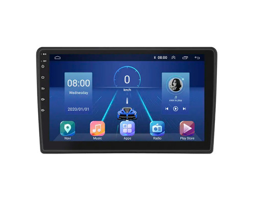 Штатная магнитола Lesko для LADA (ВАЗ) Granta I 2011-2018 экран 9" 6/128Gb 4G Wi-Fi GPS Top