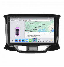 Штатная магнитола Lesko для LADA (ВАЗ) XRAY I 2015-н.в. экран 9" 4/64 QLED CarPlay 4G Wi-Fi GPS 360 Prime