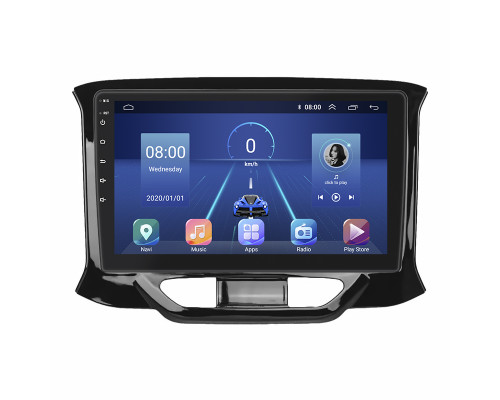 Штатная магнитола Lesko для LADA (ВАЗ) XRAY I 2015-н.в. экран 9" 2/32Gb 4G Wi-Fi GPS Top