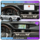 Штатная магнитола Lesko для Lexus ES VI Рестайлинг 2015-2018 экран 9" 4/64 QLED CarPlay 4G Wi-Fi GPS 360 Prime