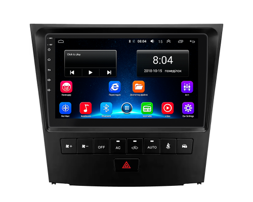 Штатная магнитола Lesko для Lexus GS III 2004-2007 экран 9" 2/32Gb Wi-Fi GPS Base