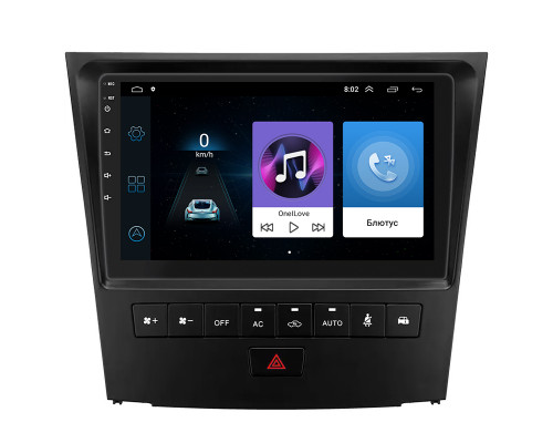 Штатная магнитола Lesko для Lexus GS III Рестайлинг 2007-2011 экран 9" 1/16Gb Wi-Fi GPS Base