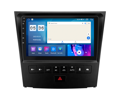 Штатная магнитола Lesko для Lexus GS III Рестайлинг 2007-2011 экран 9" 4/64Gb CarPlay 4G Wi-Fi GPS Prime