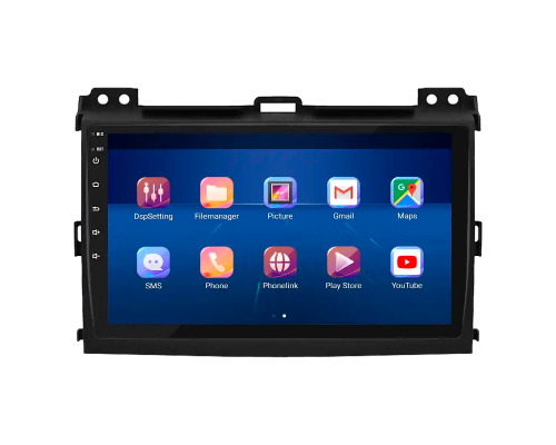 Штатная магнитола Lesko для Lexus GX I 2002-2009 экран 9" 2/32Gb 4G Wi-Fi GPS Top