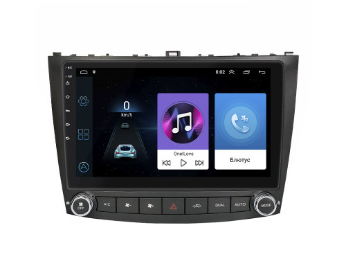 Штатная магнитола Lesko для Lexus IS II Рестайлинг 2 2010-2013 экран 10" 1/16Gb Wi-Fi GPS Base