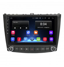 Штатная магнитола Lesko для Lexus IS II Рестайлинг 2 2010-2013 экран 10" 2/32Gb Wi-Fi GPS Base