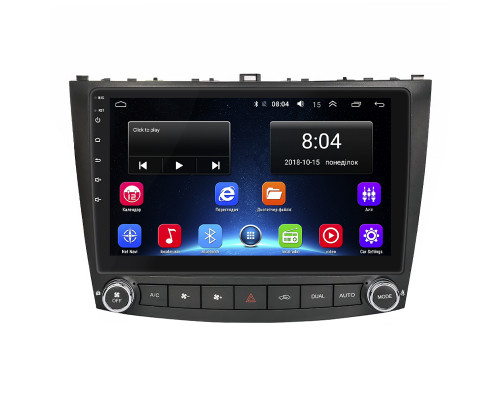 Штатная магнитола Lesko для Lexus IS II Рестайлинг 2 2010-2013 экран 10" 2/32Gb Wi-Fi GPS Base