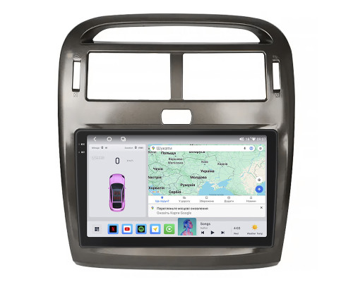 Штатная магнитола Lesko для Lexus LS III 2000-2003 экран 9" 4/64 QLED CarPlay 4G Wi-Fi GPS 360 Prime