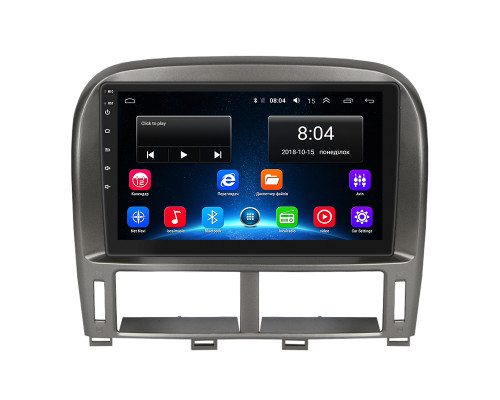 Штатная магнитола Lesko для Lexus LS III ver 2 2000-2003 экран 9" 2/32Gb Wi-Fi GPS Base