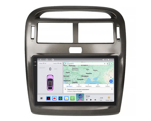Штатная магнитола Lesko для Lexus LS III Рестайлинг 2003-2006 экран 9" 4/64 QLED CarPlay 4G Wi-Fi GPS 360 Prime