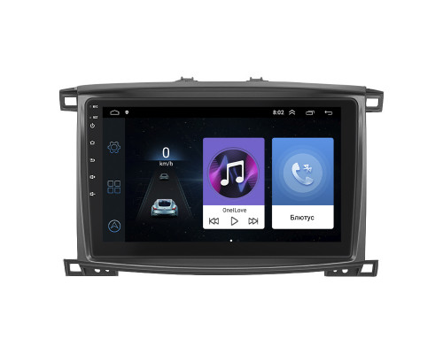 Штатная магнитола Lesko для Lexus LX II Рестайлинг 2002-2007 экран 10" 1/16Gb Wi-Fi GPS Base