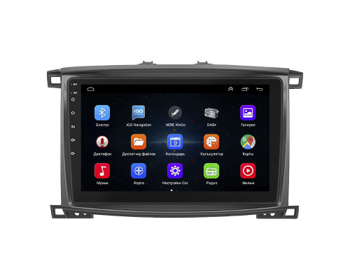 Штатная магнитола Lesko для Lexus LX II Рестайлинг 2002-2007 экран 10" 1/16Gb Wi-Fi GPS Base