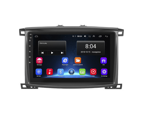 Штатная магнитола Lesko для Lexus LX II Рестайлинг 2002-2007 экран 10" 2/32Gb Wi-Fi GPS Base