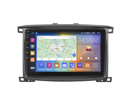 Штатная магнитола Lesko для Lexus LX II Рестайлинг 2002-2007 экран 10" 2/32Gb CarPlay 4G Wi-Fi GPS Prime