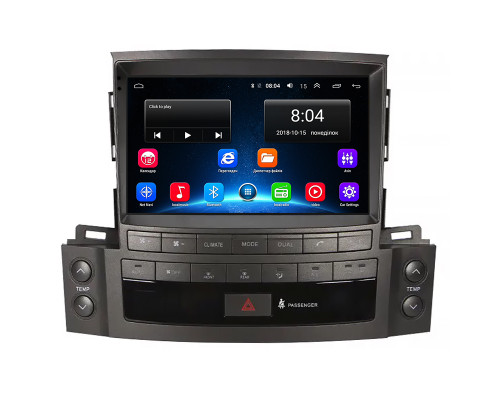 Штатная магнитола Lesko для Lexus LX III 2007-2012 экран 9" 2/32Gb Wi-Fi GPS Base