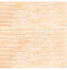 3D панель самоклеющаяся кладка 700х770х7мм Желто-белая (039) SW-00000563