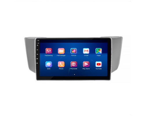 Штатная магнитола Lesko для Lexus RX II 2003-2006 экран 9" 4/64Gb 4G Wi-Fi GPS Top