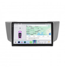 Штатная магнитола Lesko для Lexus RX II Рестайлинг 2006-2009 экран 9" 4/64 QLED CarPlay 4G Wi-Fi GPS 360 Prime