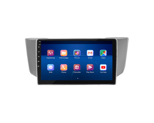 Штатная магнитола Lesko для Lexus RX II Рестайлинг 2006-2009 экран 9" 6/128Gb 4G Wi-Fi GPS Top