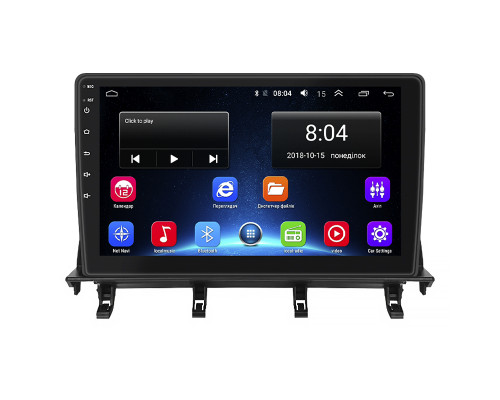 Штатная магнитола Lesko для Mazda 2 I (DY) 2003-2005 экран 10" 1/16Gb Wi-Fi GPS Base