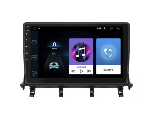 Штатная магнитола Lesko для Mazda 2 I (DY) Рестайлинг 2005-2007 экран 10" 1/16Gb Wi-Fi GPS Base