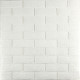 3D панель самоклеющаяся 700х770х3мм кирпич Белый (001-3) SW-00000174