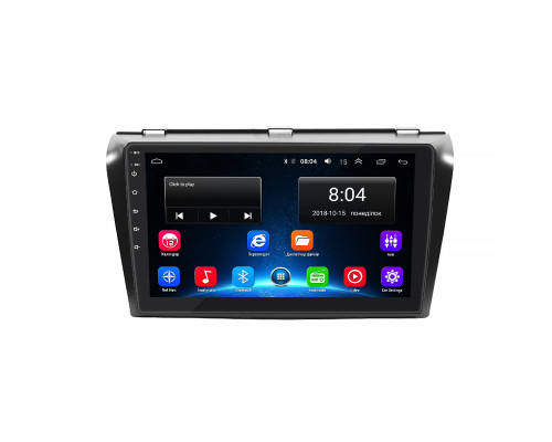 Штатная магнитола Lesko для Mazda 3 I (BK) Рестайлинг 2006-2009 экран 9" 2/32Gb Wi-Fi GPS Base