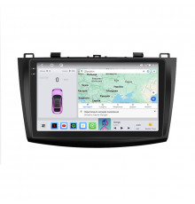 Штатная магнитола Lesko для Mazda 3 II (BL) 2008-2011 экран 9" 4/64 QLED CarPlay 4G Wi-Fi GPS 360 Prime