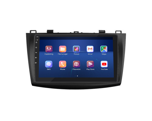 Штатная магнитола Lesko для Mazda 3 II (BL) 2008-2011 экран 9" 2/32Gb 4G Wi-Fi GPS Top