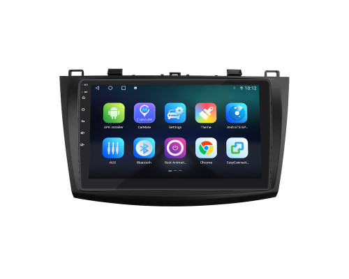 Штатная магнитола Lesko для Mazda 3 II (BL) 2008-2011 экран 9" 4/64Gb 4G Wi-Fi GPS Top