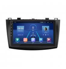 Штатная магнитола Lesko для Mazda 3 II (BL) Рестайлинг 2011-2013 экран 9" 2/32Gb 4G Wi-Fi GPS Top