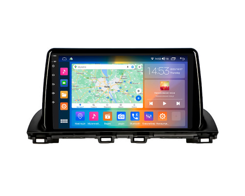 Штатная магнитола Lesko для Mazda 3 III (BM) 2013-2017 экран 9" 4/64Gb CarPlay 4G Wi-Fi GPS Prime